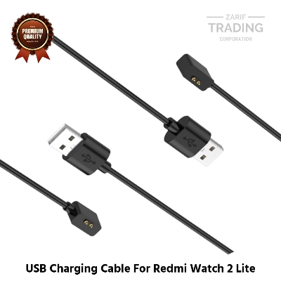 Picture of Redmi Watch 2 Lite Charging Cable High Quality USB Charger Cable USB Charging Cable Dock Bracelet Charger for Redmi Watch 2 Lite Smart Watch (Black)
