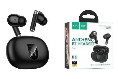 Picture of Hoco EQ26 Nice true wireless ANC+ENC BT headset Earbuds -Black