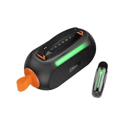 Picture of DS64 30W Bluetooth Speaker with Mic | With Vibrant Multi-Color LED Light -Black