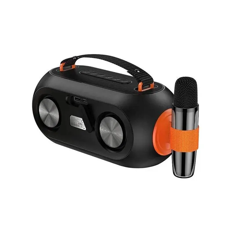 Picture of DS64 30W Bluetooth Speaker with Mic | With Vibrant Multi-Color LED Light -Black