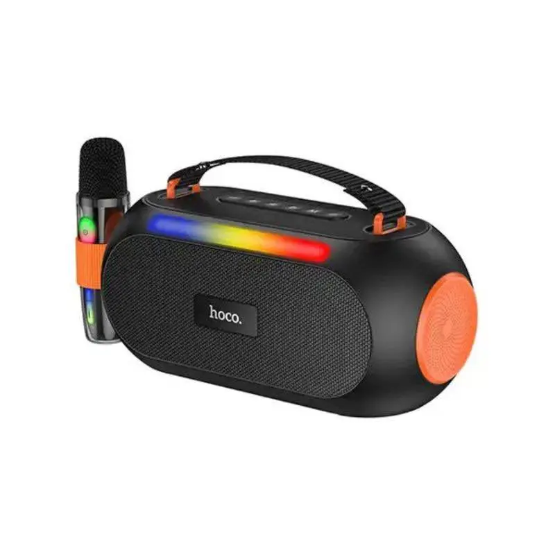 Picture of DS64 30W Bluetooth Speaker with Mic | With Vibrant Multi-Color LED Light -Black
