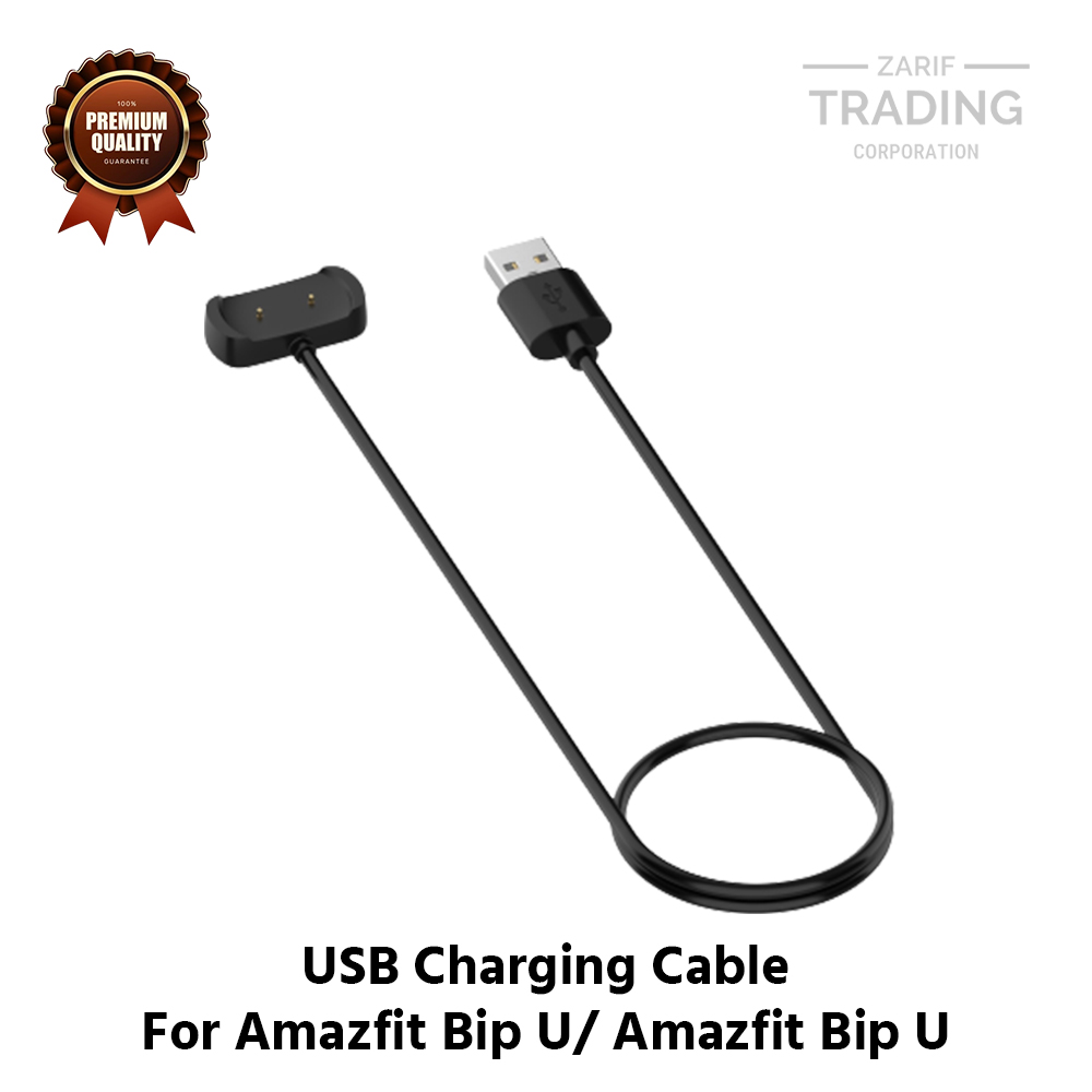 Picture of Amazfit Bip U Pro Amazfit Bip U Magnetic Charging Cable High Quality USB Charger Cable USB Charging Cable Dock Bracelet Charger for Amazfit Bip U Pro Amazfit Bip U Smart Watch (Black)