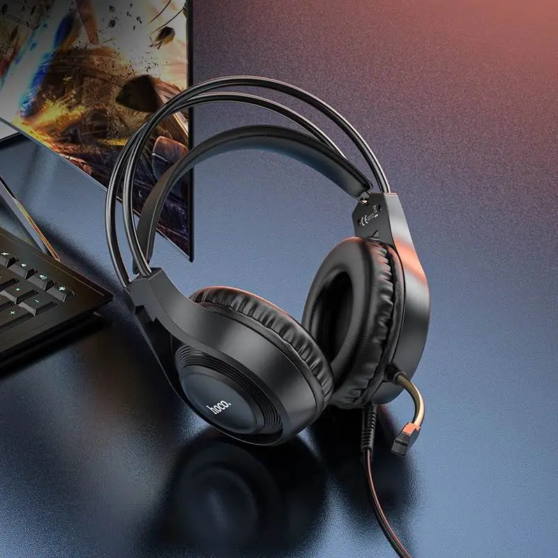 Picture of Hoco W106 Tiger Gaming Headphone -Black