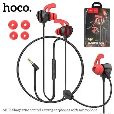 Picture of Hoco M105 Gaming Earphone -Black