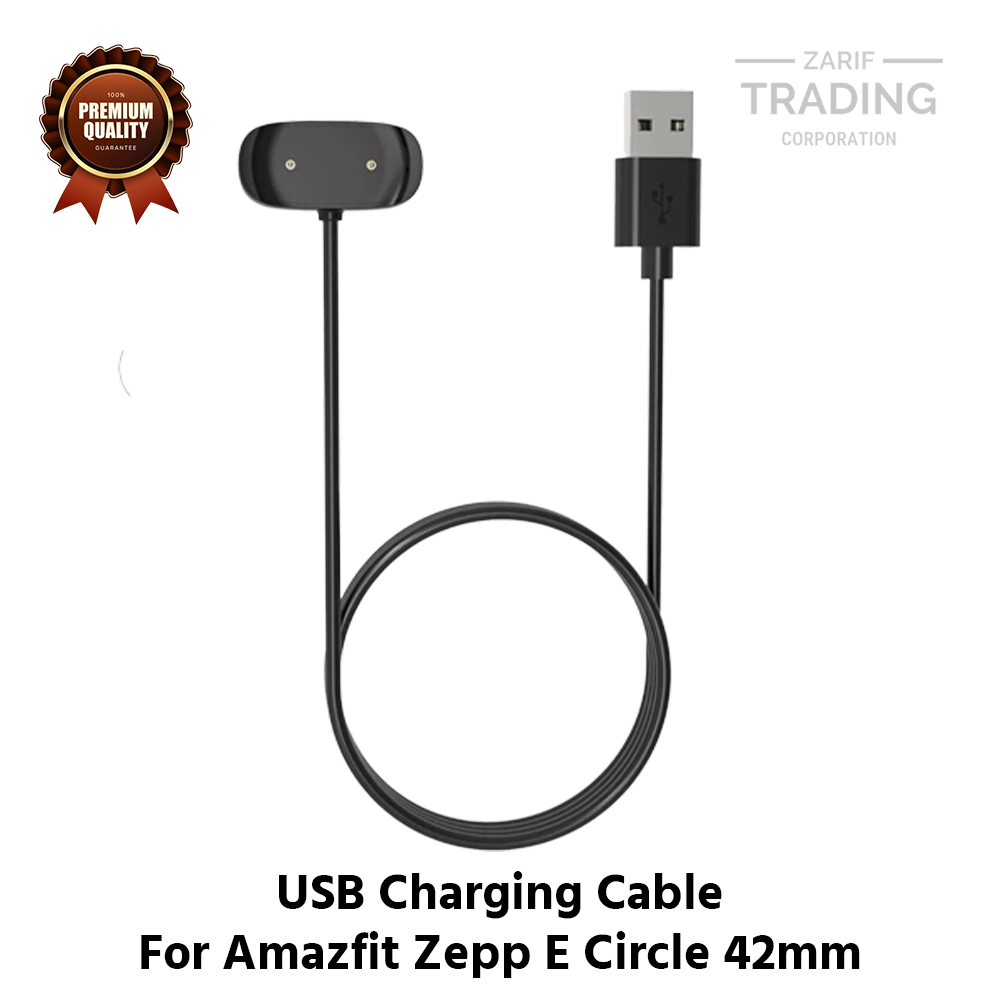 Picture of Amazfit Zepp E Circle Magnetic Charging Cable High Quality USB Charger Cable USB Charging Cable Dock Bracelet Charger for Amazfit Zepp E Circle Smart Watch (Black)