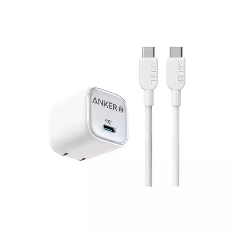 Picture of Combo Anker Zolo Charger 20W IQ & PD iPhone/Samsung/Pixel -White