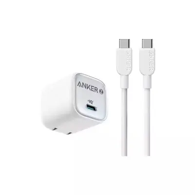 Picture of Combo Anker Zolo Charger 20W IQ & PD iPhone/Samsung/Pixel -White