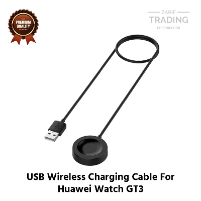 Picture of Huawei Watch GT3 Wireless Charging Cable High Quality USB Charger Cable USB Charging Cable Dock Bracelet Charger Huawei Watch GT3 Smart Watch (Black)