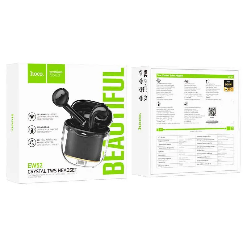 Picture of Hoco EW52 True Wireless Bluetooth Earbuds -Black