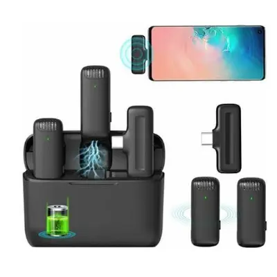 Picture of Ulanzi J12 Wireless Lavalier Microphone Type-C Edition -Black