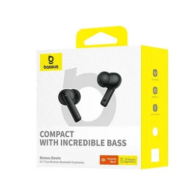 Picture of TWS Bowie E17 Earphones With Dual Mic ENC & Punchy Bass -Black