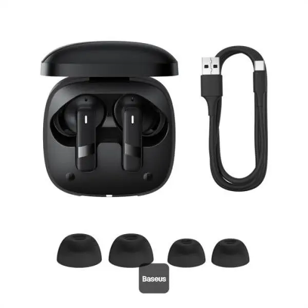Picture of Baseus Bowie E20s IPX5 ENC TWS Earbuds -Black
