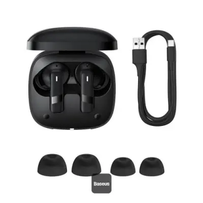 Picture of Baseus Bowie E20s IPX5 ENC TWS Earbuds -Black