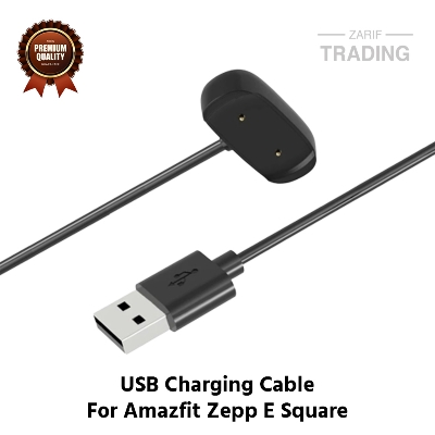 Picture of Amazfit Zepp E Square Magnetic Charging Cable High Quality USB Charger Cable USB Charging Cable Dock Bracelet Charger for Amazfit Zepp E Square Smart Watch (Black)