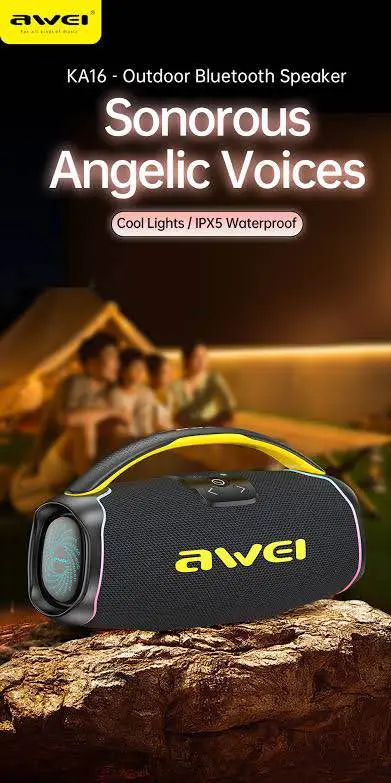 Picture of Awei KA16 Wireless 60W Bluetooth Speaker -Black
