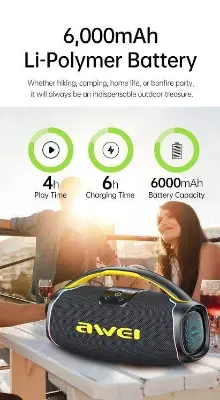 Picture of Awei KA16 Wireless 60W Bluetooth Speaker -Black