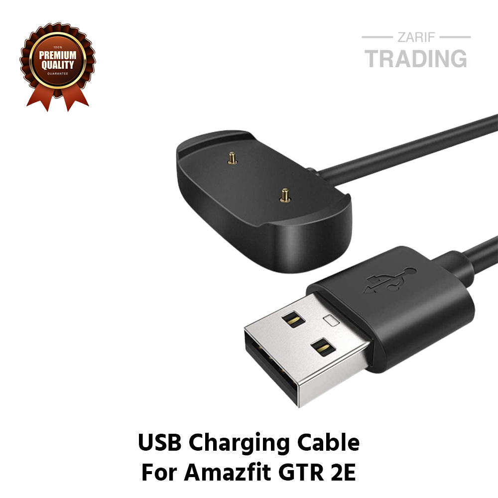 Picture of Amazfit GTR 2E Magnetic Charging Cable High Quality USB Charger Cable USB Charging Cable Dock Bracelet Charger for Amazfit GTR 2E Smart Watch (Black)