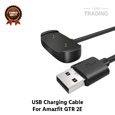 Picture of Amazfit GTR 2E Magnetic Charging Cable High Quality USB Charger Cable USB Charging Cable Dock Bracelet Charger for Amazfit GTR 2E Smart Watch (Black)