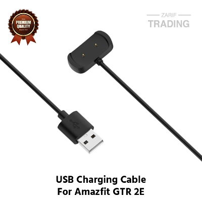 Picture of Amazfit GTR 2E Magnetic Charging Cable High Quality USB Charger Cable USB Charging Cable Dock Bracelet Charger for Amazfit GTR 2E Smart Watch (Black)