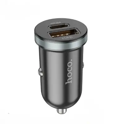 Picture of Hoco DZ19 PD30W+QC3.0 Dual Port Car Charger -Black