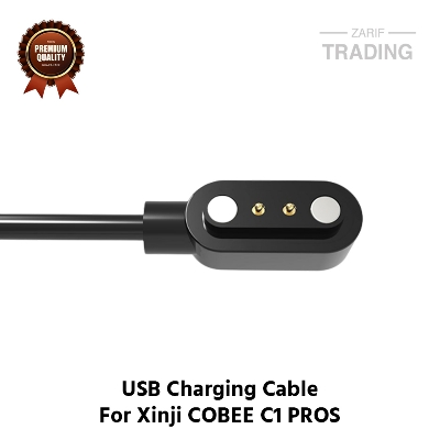 Picture of Xinji Cobee C1 Pors Magnetic Charging Cable High Quality USB Charger Cable USB Charging Cable Dock Bracelet Charger for Xinji Cobee C1 Pors Smart Watch (Black)