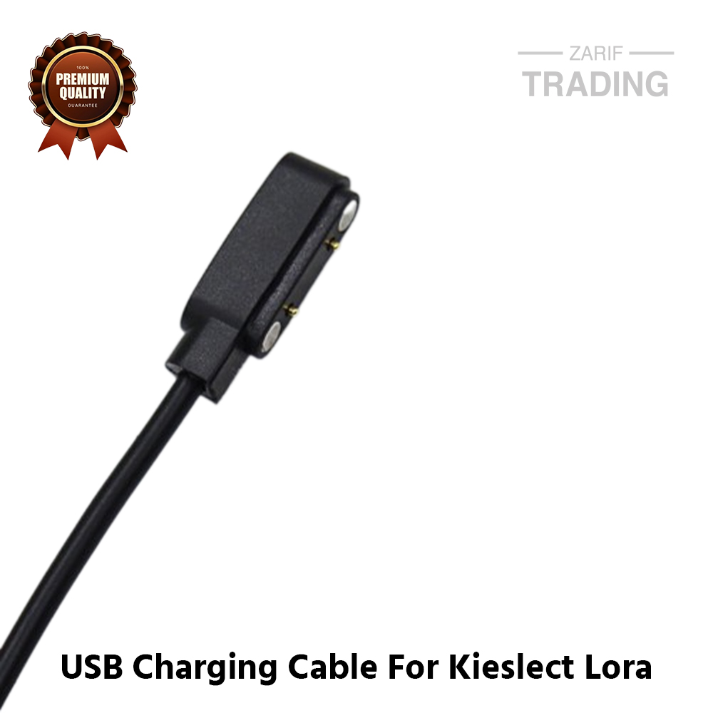Picture of Kieslect Lora Magnetic Charging Cable High Quality USB Charger Cable USB Charging Cable Dock Bracelet Charger for Kieslect Lora Lady Smart Watch (Black)