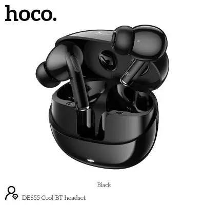 Picture of Hoco DES55 Cool Bluetooth Headset Earbuds -Black