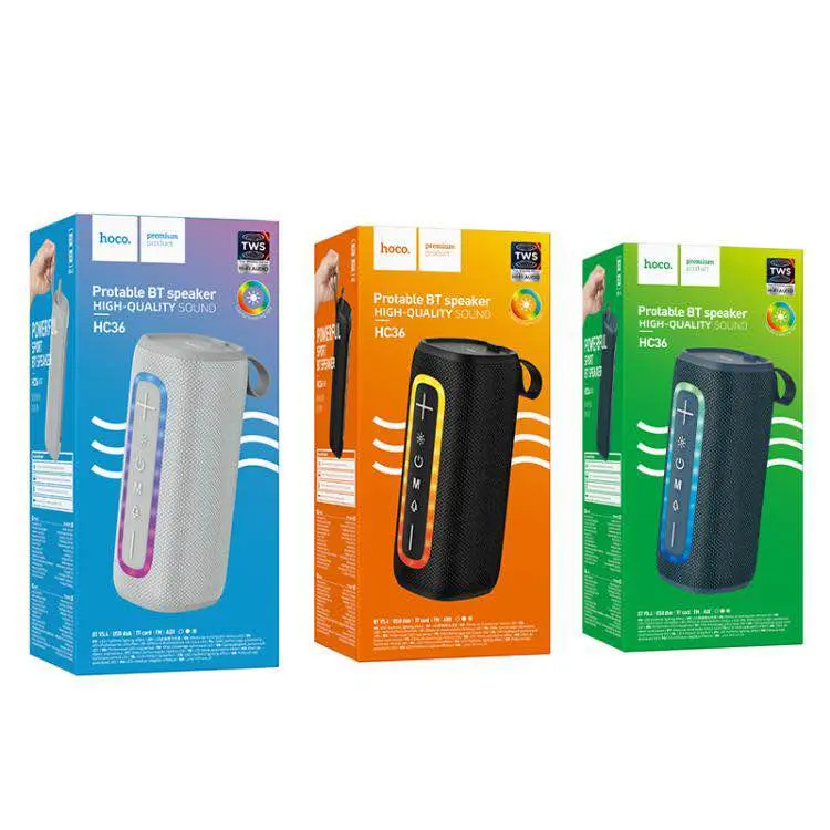 Picture of Hoco HC36 Bluetooth 5.4 portable blutooth Speaker -Black
