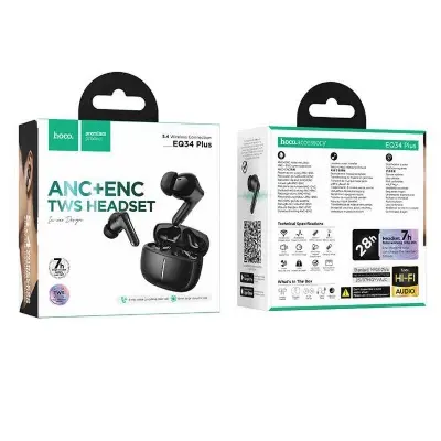 Picture of Hoco EQ34 Plus Rima New Wireless Earbuds -Black