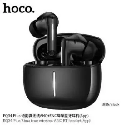 Picture of Hoco EQ34 Plus Rima New Wireless Earbuds -Black