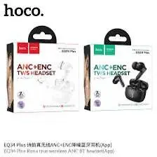 Picture of hoco EQ34 Plus True Wireless ANC+ENC Noise Reduction Bluetooth Earphone(Black) -Black