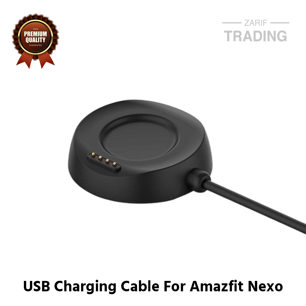 Picture of Amazfit Nexo Magnetic Charging Cable High Quality USB Charger Cable USB Charging Cable Dock Bracelet Charger for Xiaomi Amazfit Nexo Smart Watch (Black)