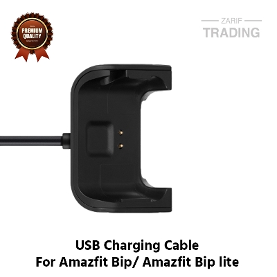 Picture of Amazfit Bip Amazfit Bip Lite Magnetic Charging Cable High Quality USB Charger Cable USB Charging Cable Dock Bracelet Charger for Xiaomi Amazfit Bip Amazfit Bip Lite Smart Watch (Black)