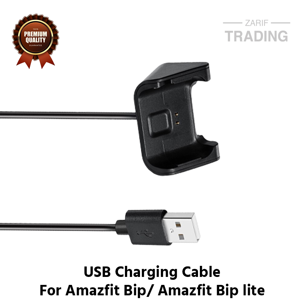 Picture of Amazfit Bip Amazfit Bip Lite Magnetic Charging Cable High Quality USB Charger Cable USB Charging Cable Dock Bracelet Charger for Xiaomi Amazfit Bip Amazfit Bip Lite Smart Watch (Black)