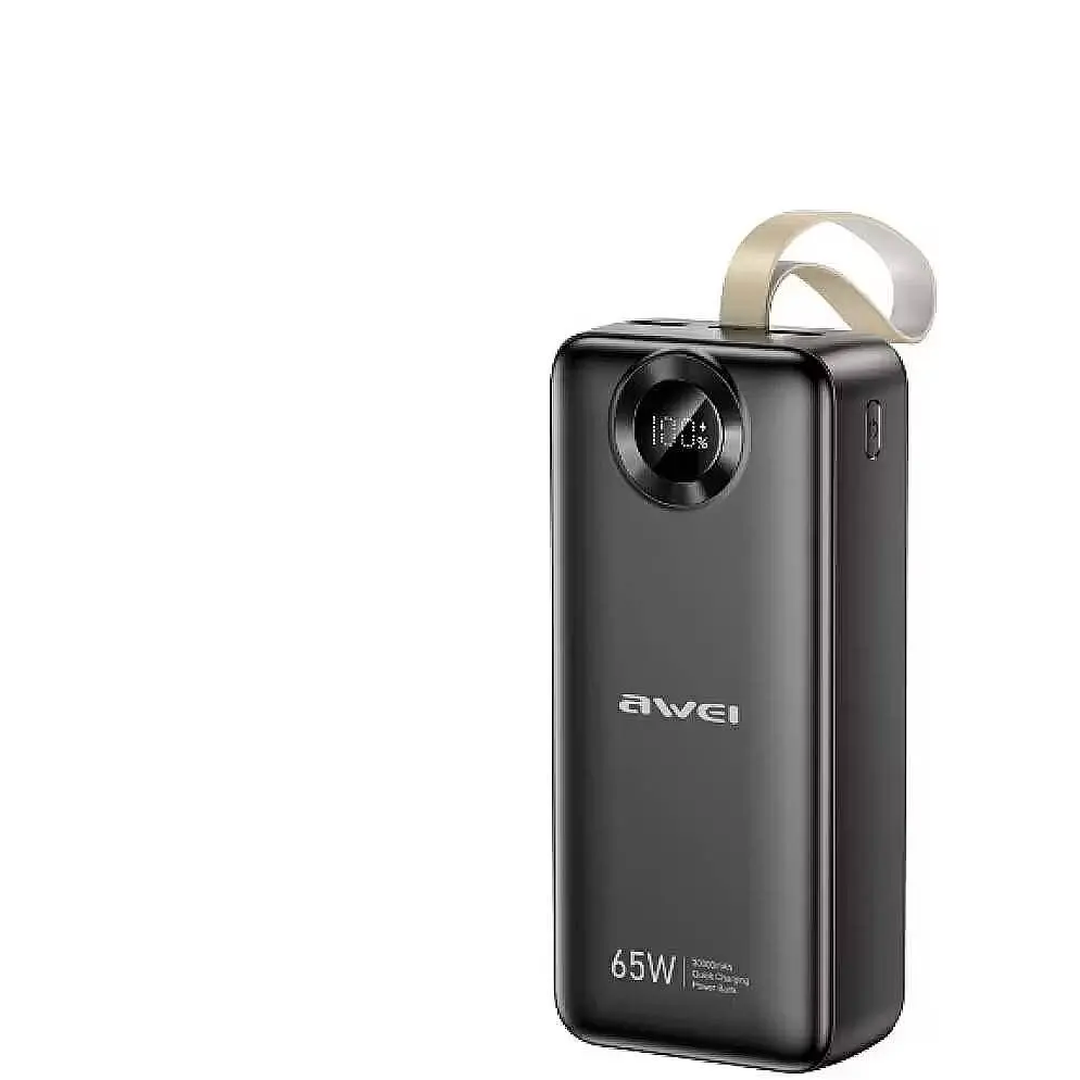 Picture of Awei PA-34 30000mah 65w Large Capacity/Rechargable Mobile & laptop -Black