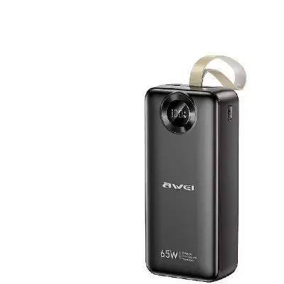 Picture of Awei PA-34 30000mah 65w Large Capacity/Rechargable Mobile & laptop -Black