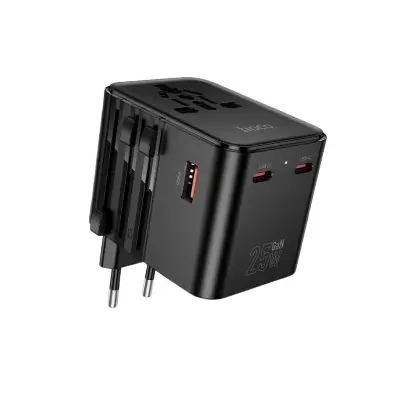 Picture of Hoco AC31 25W Global Universal Travel Adapter -Black