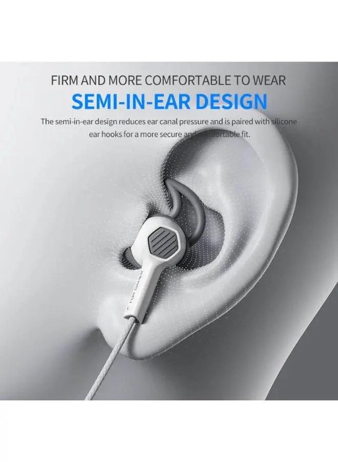 Picture of PLEXTONE G27 In-ear Wired Earphone – 2026 New Gaming Headphone -White