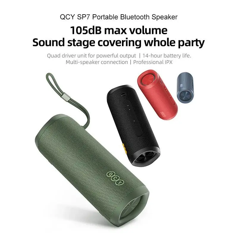 Picture of QCY SP7 Ultra-Portable Bluetooth Speaker -Black