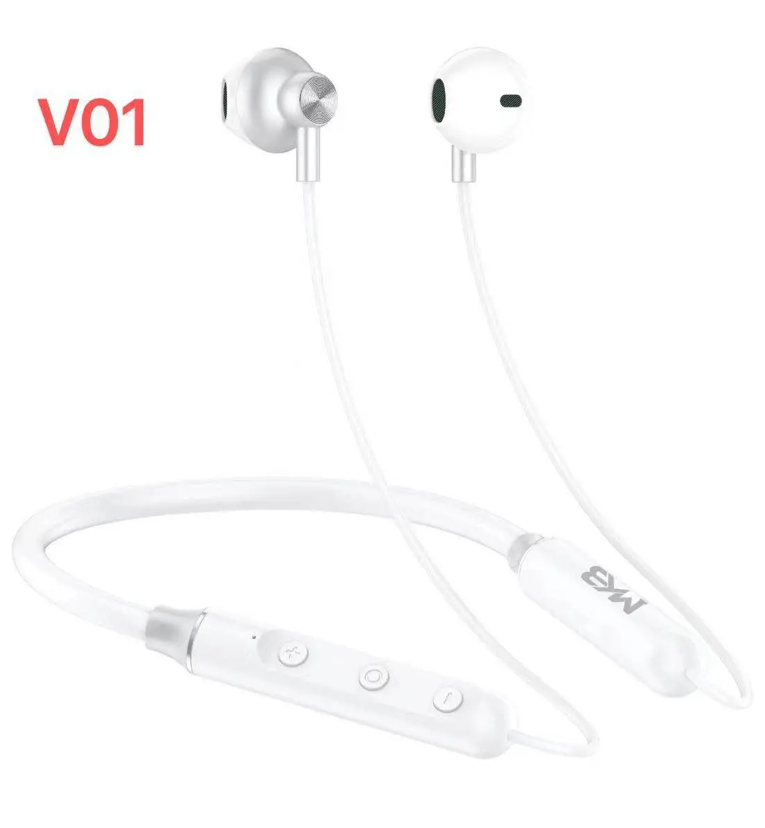 Picture of MKB V01 Magnetic ENC Wireless Neckband -Black