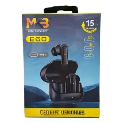 Picture of MKB E60 TRUE WIRELESS Sports Earbuds -Black
