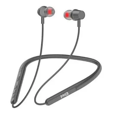 Picture of MKB V03 Magnetic Waterproof ENC Wireless Neckband -Black