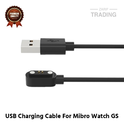 Picture of Mibro Watch GS Magnetic Charging Cable High Quality USB Charger Cable USB Charging Cable Dock Bracelet Charger for Mibro Watch GS Smart Watch (Black)