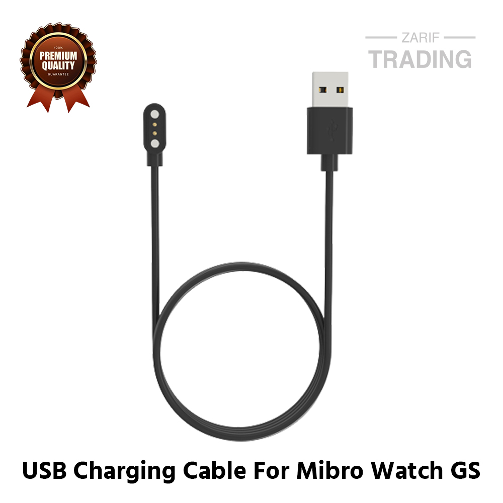 Picture of Mibro Watch GS Magnetic Charging Cable High Quality USB Charger Cable USB Charging Cable Dock Bracelet Charger for Mibro Watch GS Smart Watch (Black)