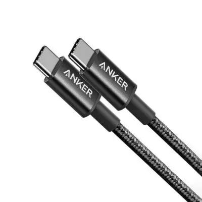Picture of Anker 333 100W USB-C to USB-C Braided Cable – A8756 -Black