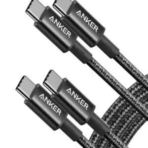 Picture of Anker 333 100W USB-C to USB-C Braided Cable – A8756 -Black