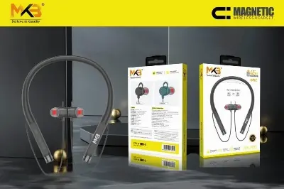 Picture of MKB V05 Pro Magnetic ENC Wireless Neckband -Black