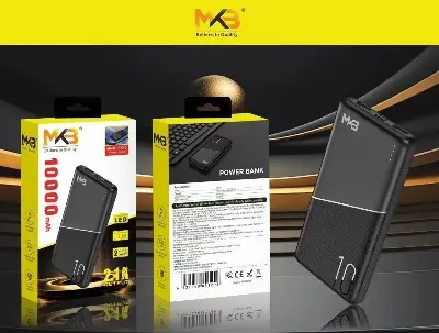Picture of MKB PK10 2.1A 10000mah Power Bank -Black