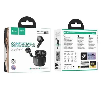 Picture of Hoco EQ33 Gem True Wireless Bluetooth Earphone (Black) -Black