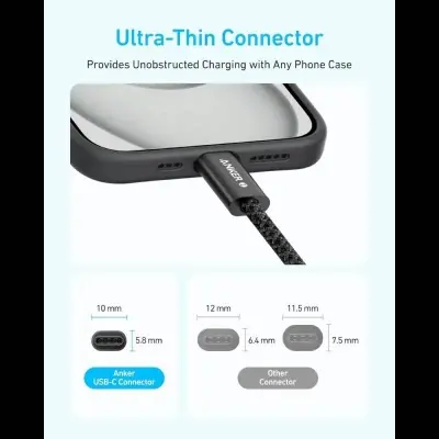 Picture of Anker Zolo 240W USB C to USB C Cable -Black